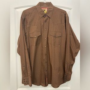 Men’s long sleeve Cinch snap shirt